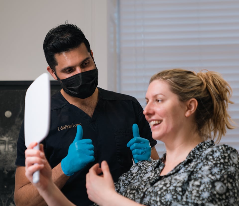 chin enhancement treatments from Define Clinic London & Beaconsfield with Dr Benji Dhillon